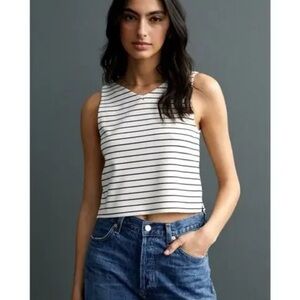 Maeve x Anthropologie Audrey V-Neck Tank Large